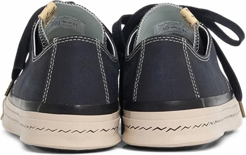 Visvim contrast-stitch canvas sneakers Zwart - Foto 3