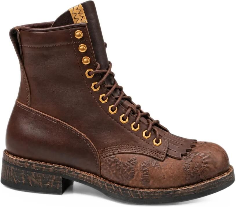Visvim fringe-detail leather boots Bruin