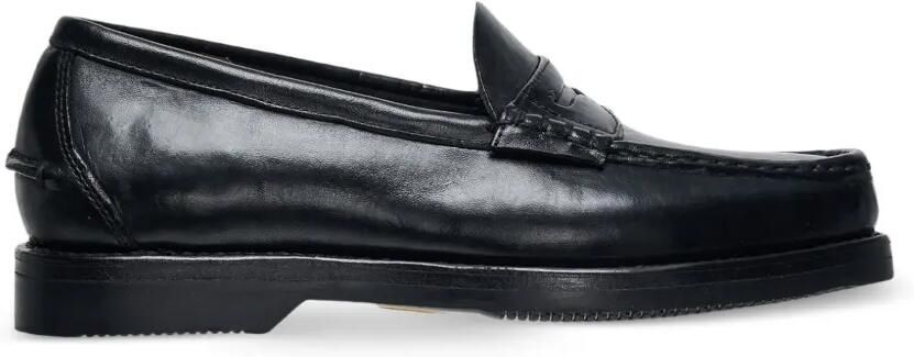 Visvim Leren loafers Zwart