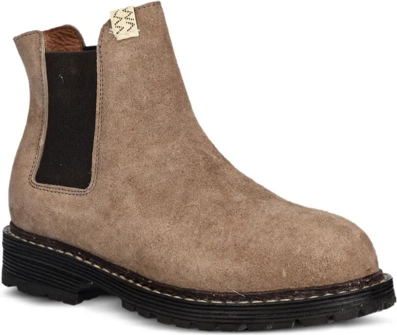 Visvim Suède Chelsea laarzen Beige