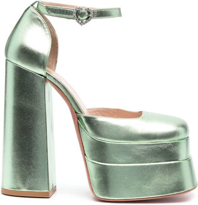 Vivetta Sandalen met metallic afwerking Groen