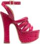 Vivienne Westwood Sandalen met plateauzool Roze - Thumbnail 1