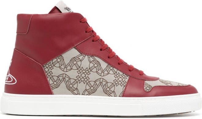 Vivienne Westwood Orb high-top sneakers Rood