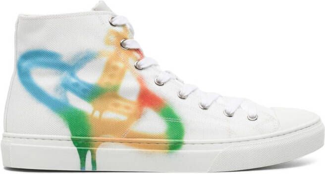 Vivienne Westwood Plimsoll high-top sneakers Wit