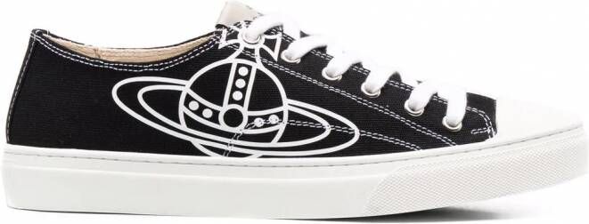 Vivienne Westwood Sneakers met logo Zwart