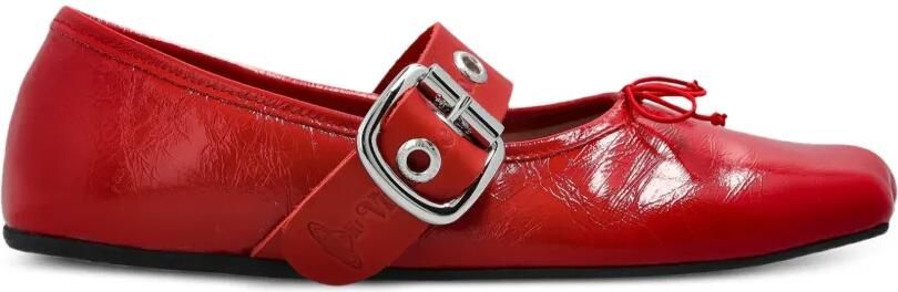 Vivienne Westwood Alice ballerina's met gespbandje Rood