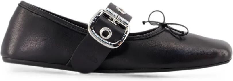 Vivienne Westwood Alice ballerina's met gespbandje Zwart