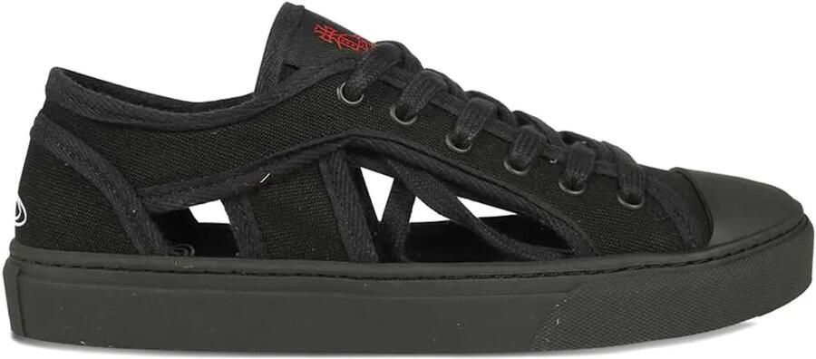 Vivienne Westwood Canvas sneakers met uitgesneden details Zwart