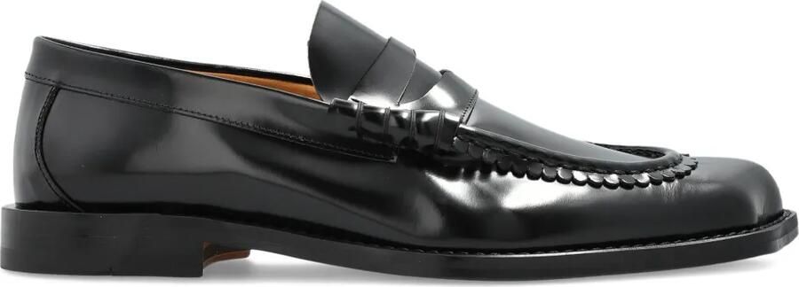 Vivienne Westwood Coin leren loafers Zwart