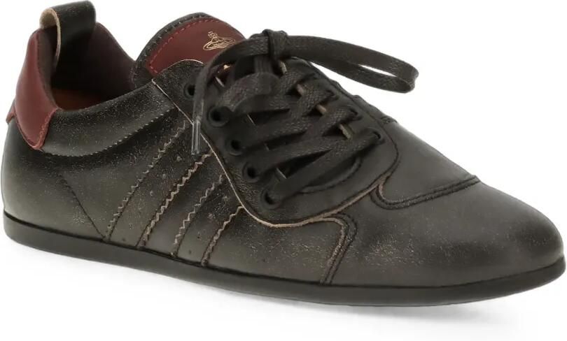 Vivienne Westwood Drunken leren low-top sneakers Zwart - Foto 2