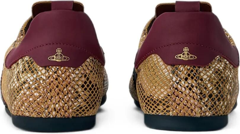 Vivienne Westwood Drunken sneakers met gestreept detail en textuur Beige - Foto 3