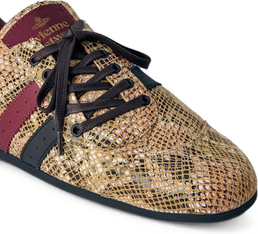 Vivienne Westwood Drunken sneakers met gestreept detail en textuur Beige - Foto 2