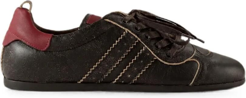 Vivienne Westwood Drunken Trainer leren sneakers Zwart