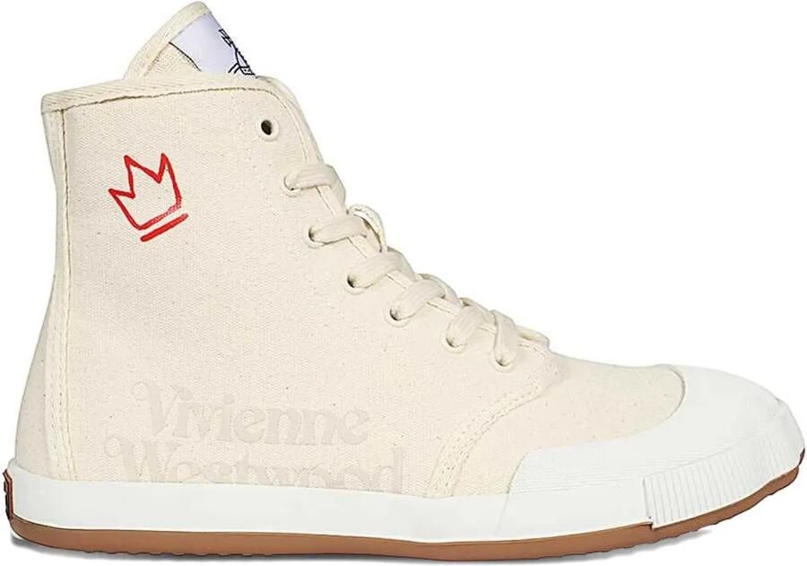 Vivienne Westwood High-top sneakers met kroonlogo Wit