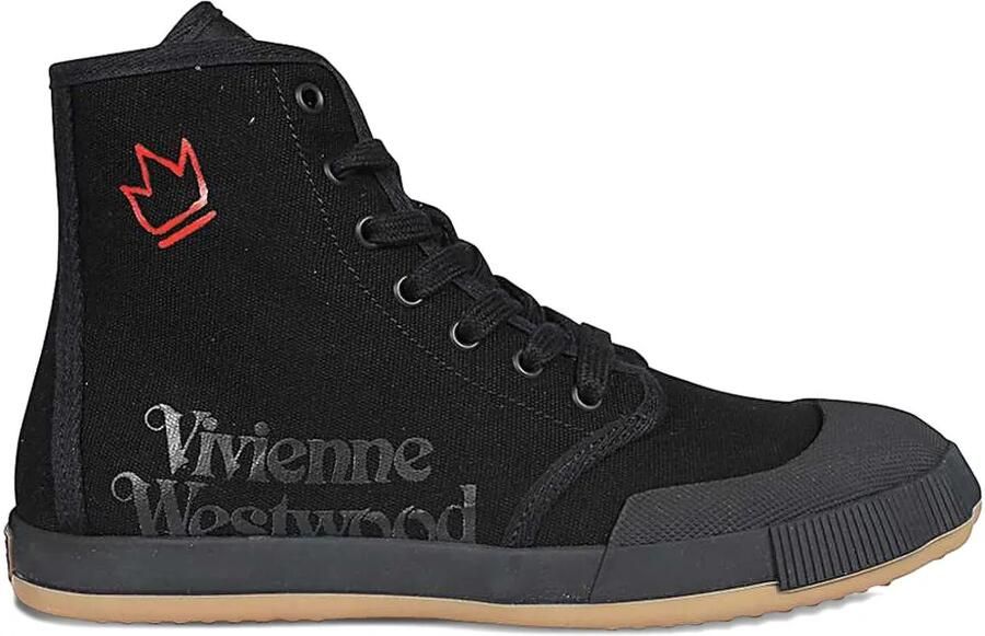 Vivienne Westwood High-top sneakers met logoprint Zwart