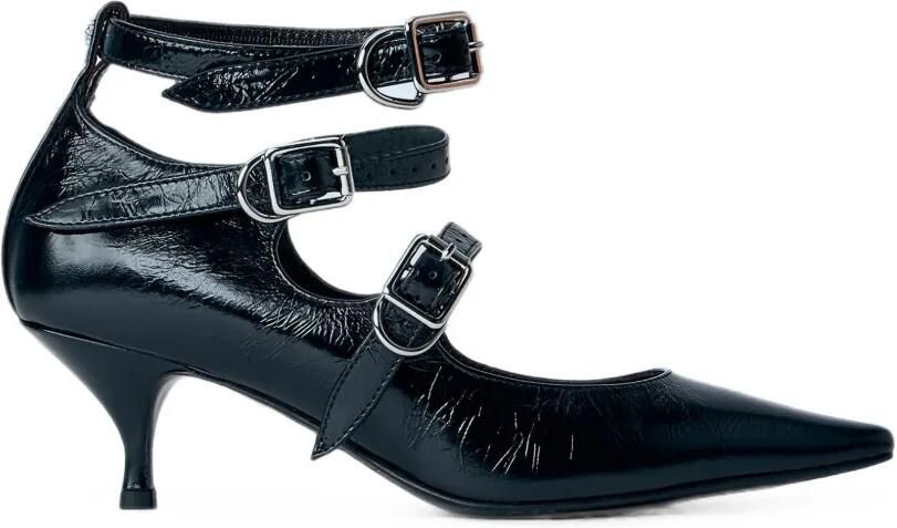 Vivienne Westwood Napoli Kitten pumps met gespbandje Zwart