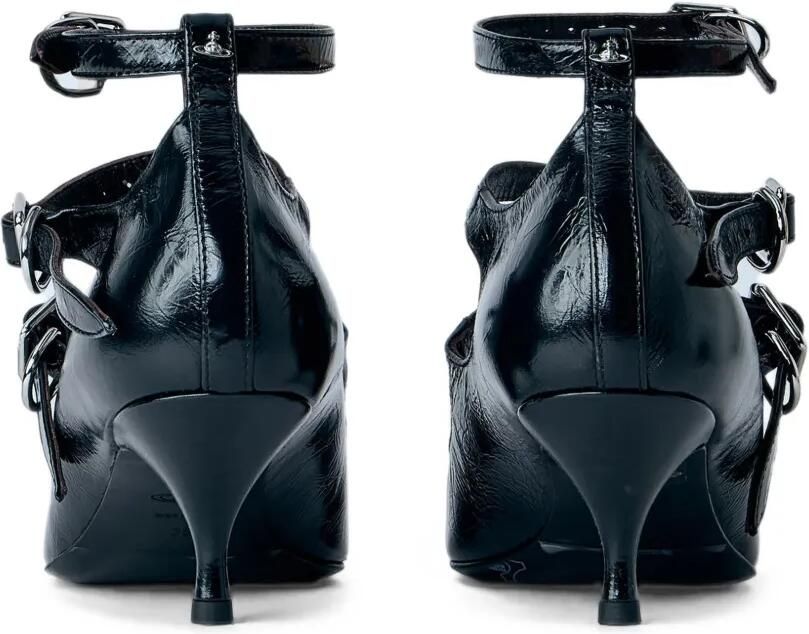 Vivienne Westwood Napoli Kitten pumps met gespbandje Zwart - Foto 3