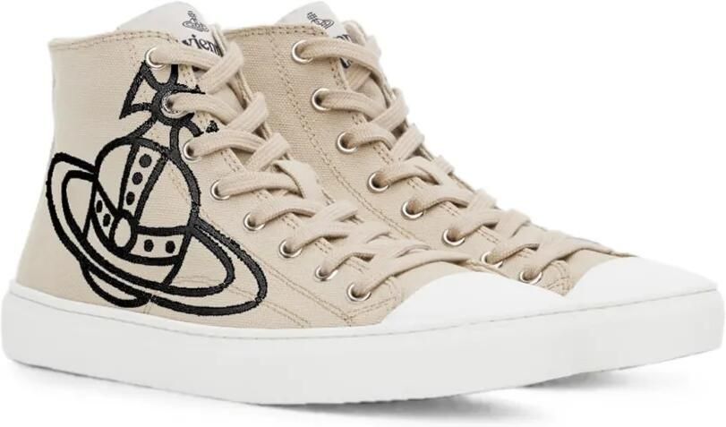 Vivienne Westwood Orb-print canvas sneakers Beige - Foto 2
