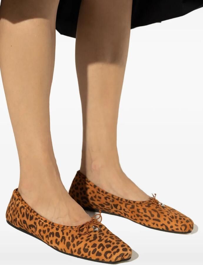 Vivienne Westwood Sneakers met luipaardprint en strik Bruin - Foto 2
