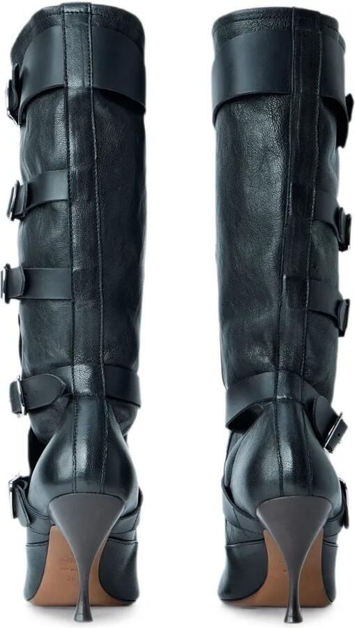 Vivienne Westwood Treasure knielaarzen met gespbandje Zwart - Foto 3
