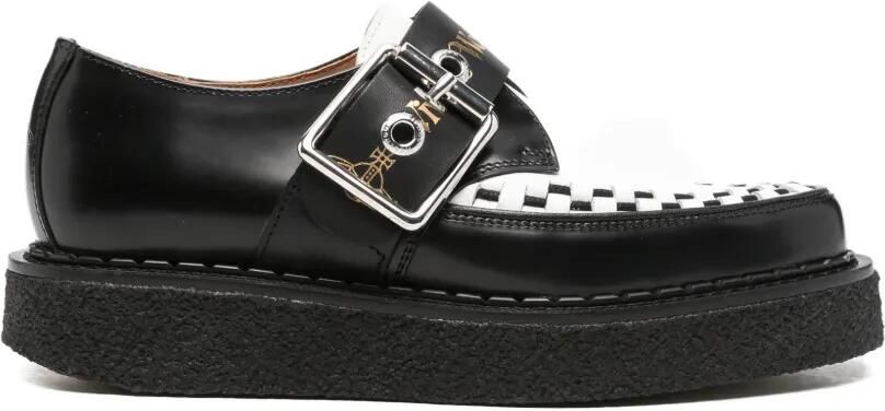 Vivienne Westwood x George Cox Point Toe leren gespschoenen Zwart