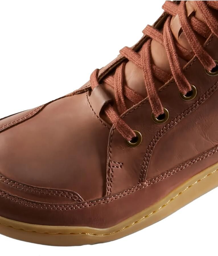 Vivobarefoot Gobi enkellaarzen met veters Bruin - Foto 2