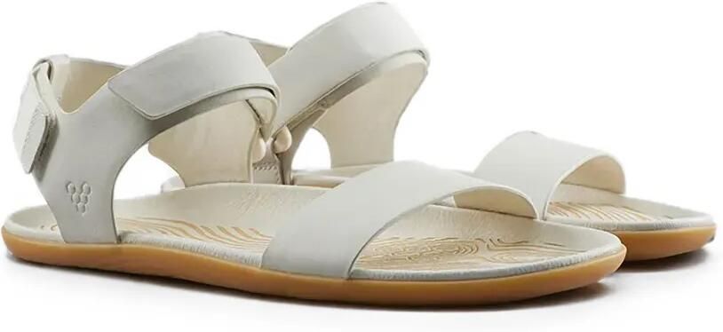 Vivobarefoot Leren sandalen met klittenband Grijs - Foto 4