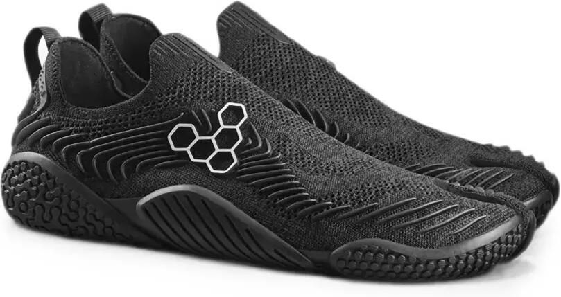 Vivobarefoot Motus Flex Tabi sneakers met textuur Zwart - Foto 3