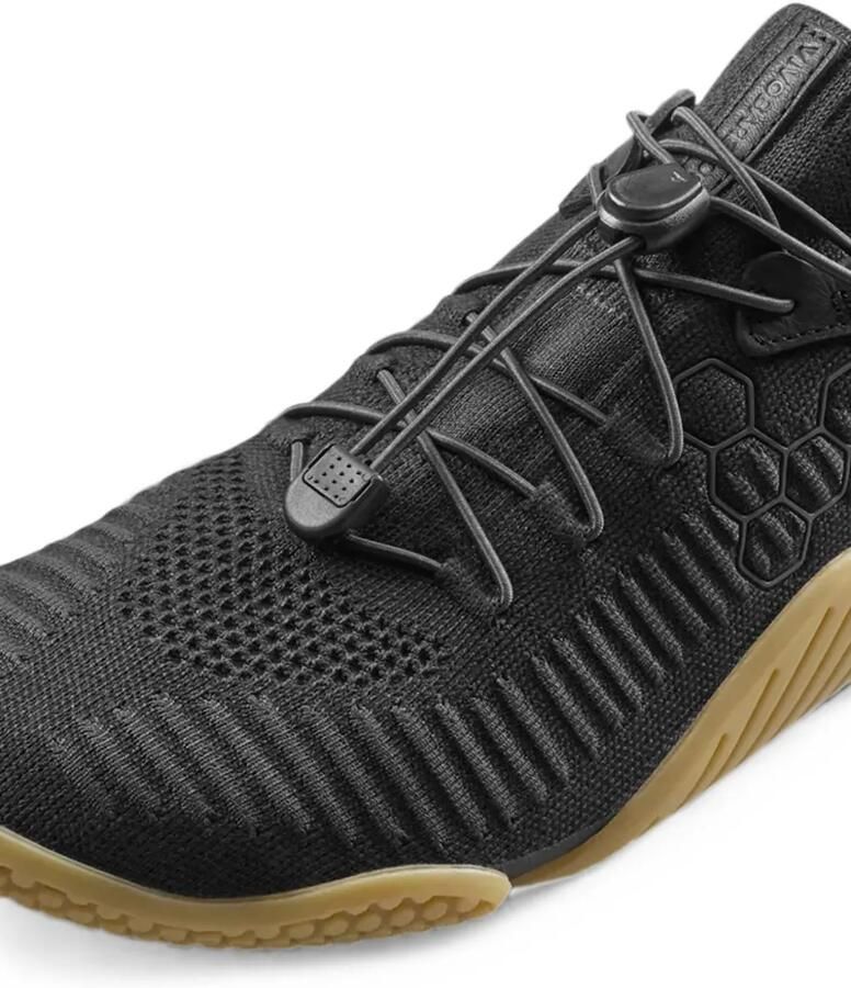 Vivobarefoot Motus gebreide sneakers Zwart