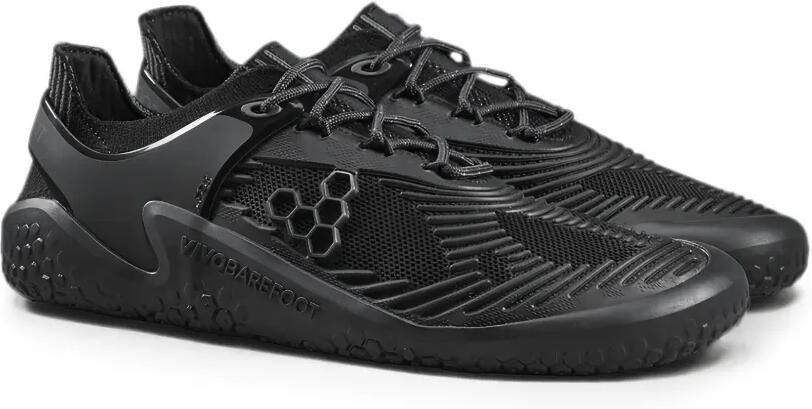 Vivobarefoot Motus Strength II sneakers met mesh vlak Zwart - Foto 4