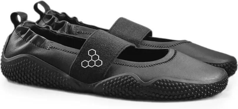 Vivobarefoot Motus Studio ballerina's met elastisch bandje Zwart - Foto 3