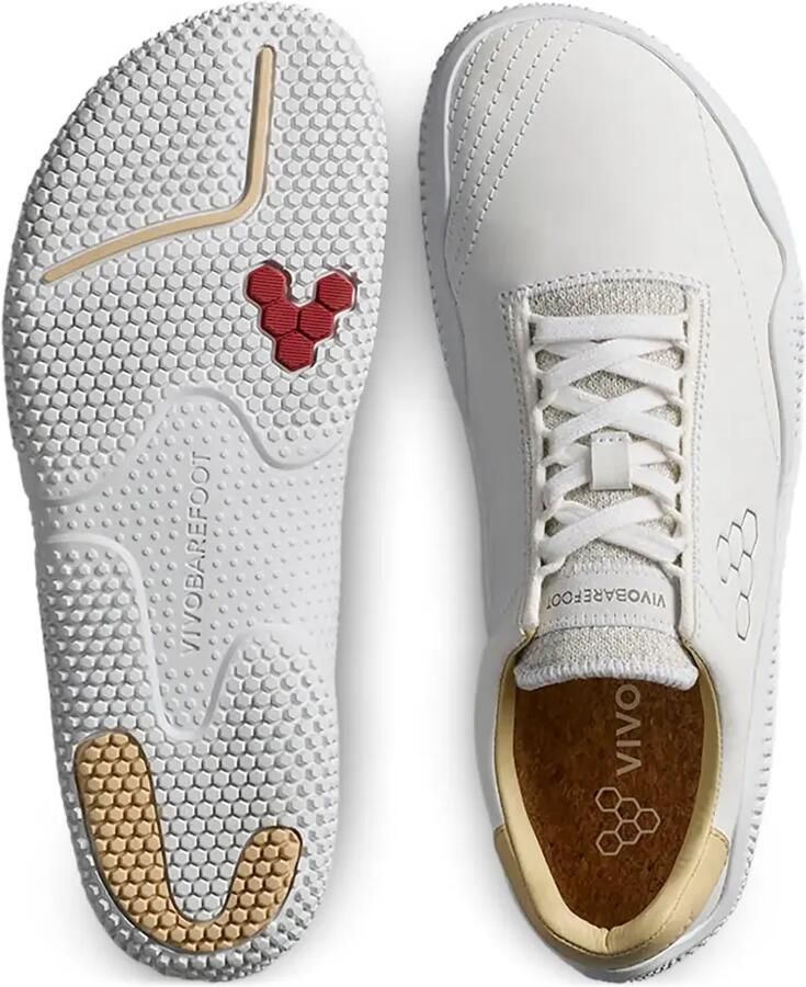 Vivobarefoot Motus Studio leren sneakers Wit - Foto 3