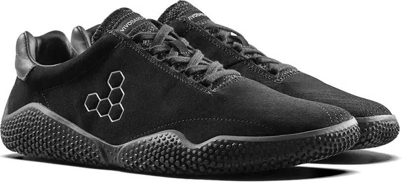 Vivobarefoot Motus Studio suède sneakers Zwart - Foto 5