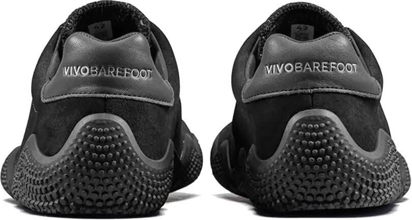 Vivobarefoot Motus Studio suède sneakers Zwart - Foto 4