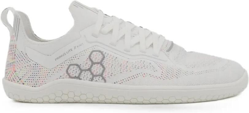 Vivobarefoot Primus Lite Knit sneakers met mesh vlak Wit