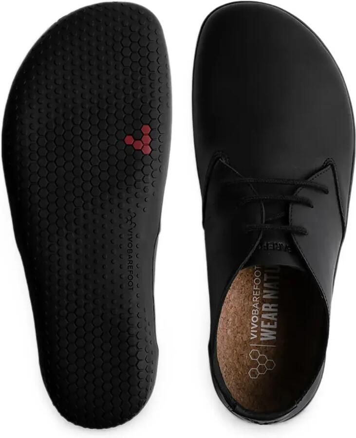 Vivobarefoot Ra IV sneakers met ronde neus Zwart - Foto 2