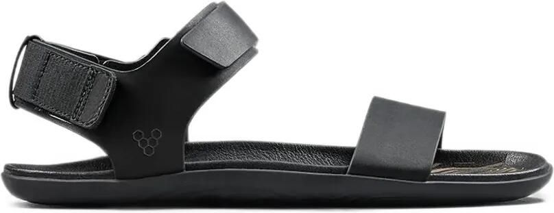 Vivobarefoot Sensus Yin sandalen met klittenband Zwart