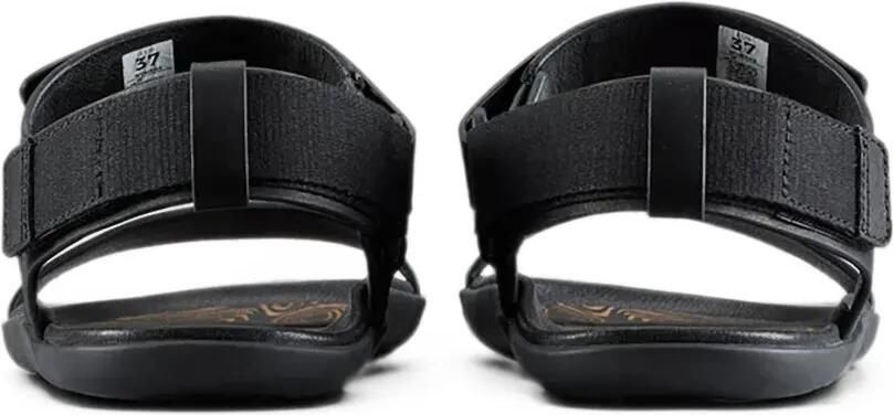 Vivobarefoot Sensus Yin sandalen met klittenband Zwart - Foto 4