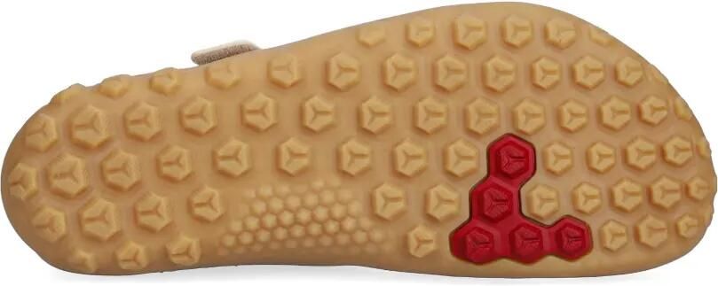 Vivobarefoot Tracker sandalen met klittenband en mesh vlak Beige - Foto 5