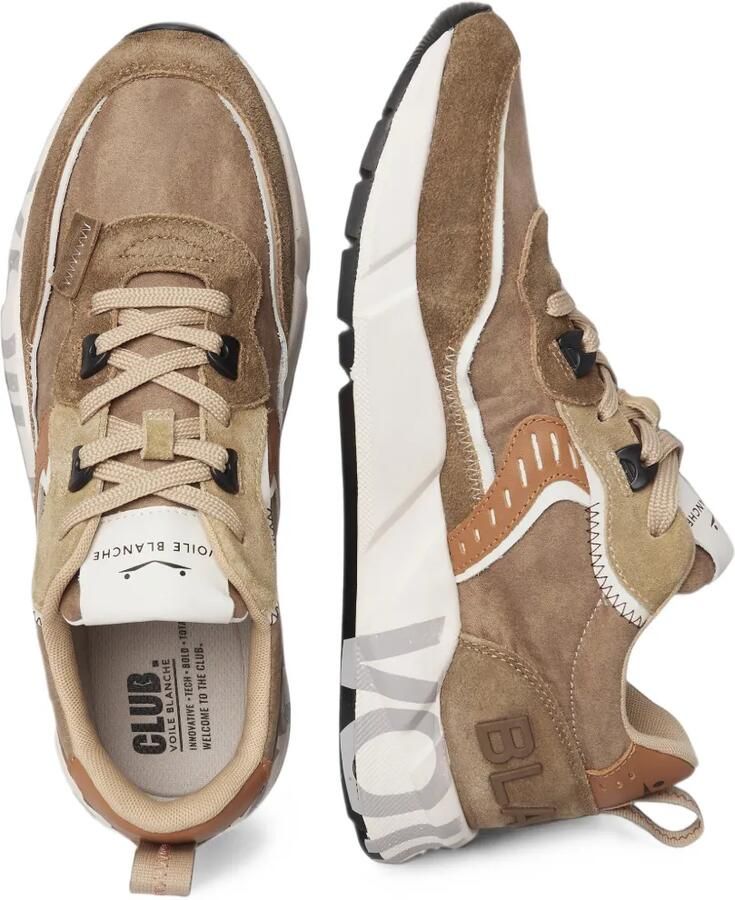 Voile Blanche Club 01 suede sneakers Bruin - Foto 2