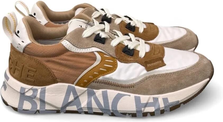Voile Blanche CLUB01 logoprint sneakers Bruin