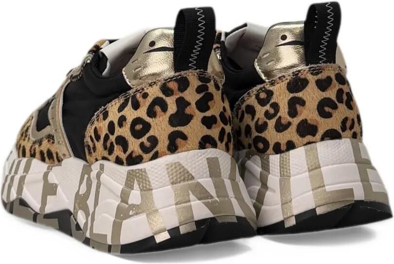 Voile Blanche Club105 leopard-print sneakers Beige - Foto 3