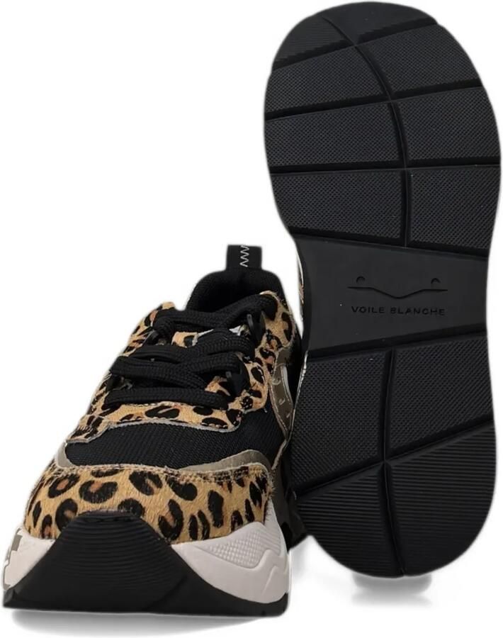 Voile Blanche Club105 leopard-print sneakers Beige - Foto 2