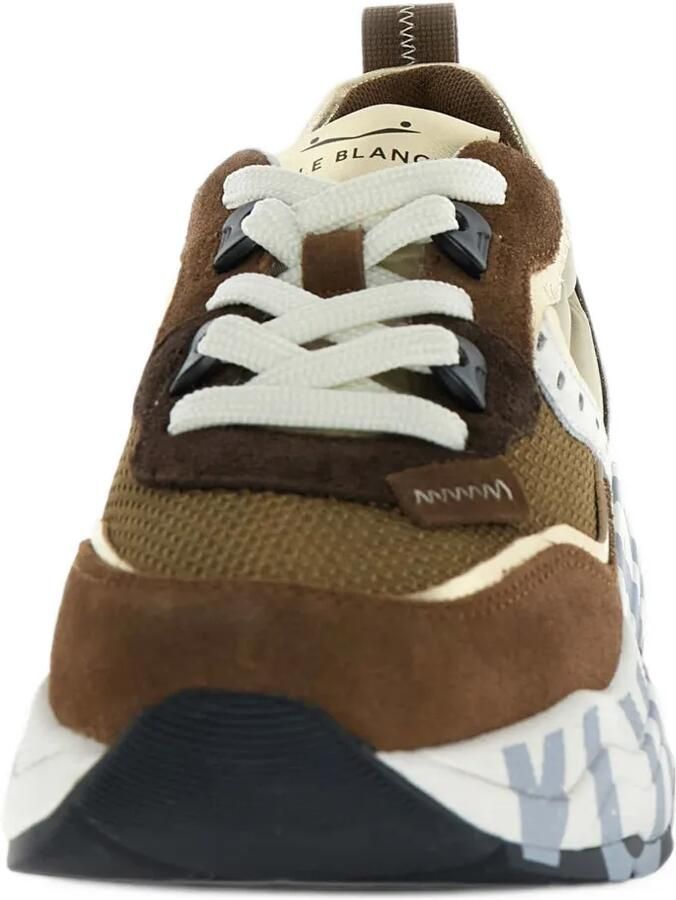 Voile Blanche Club105 leren sneakers Bruin - Foto 2