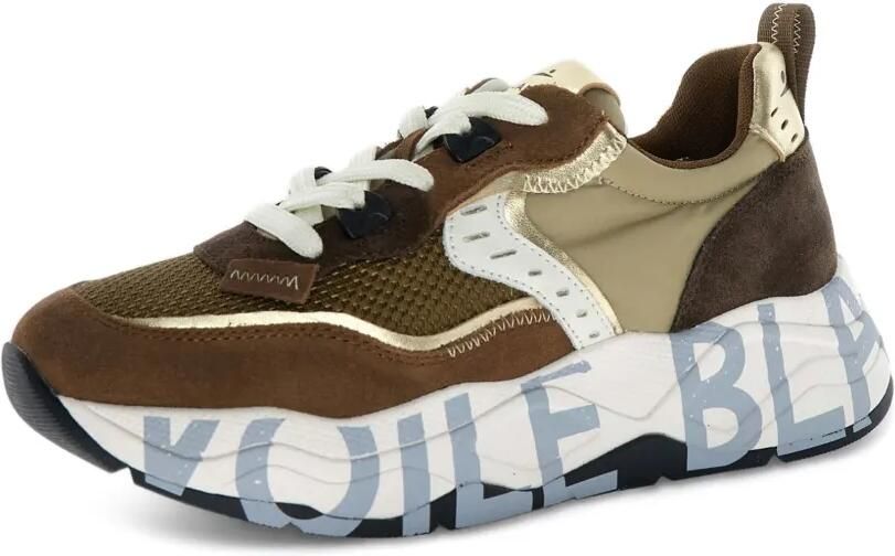 Voile Blanche Club105 leren sneakers Bruin - Foto 4