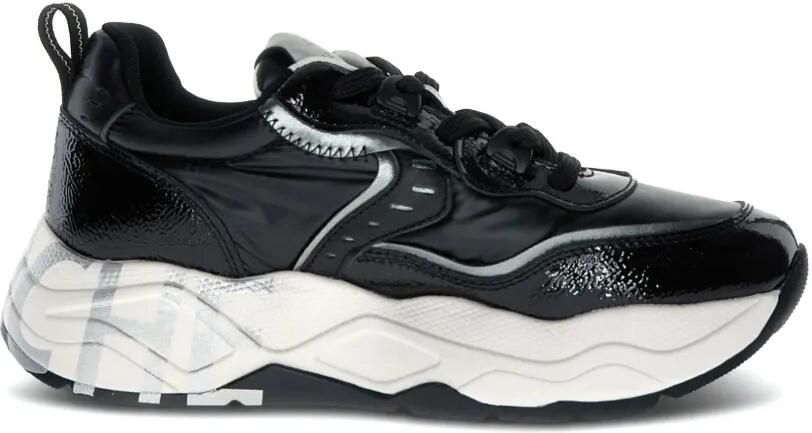 Voile Blanche Club105 sneakers met vlakken Zwart - Foto 4