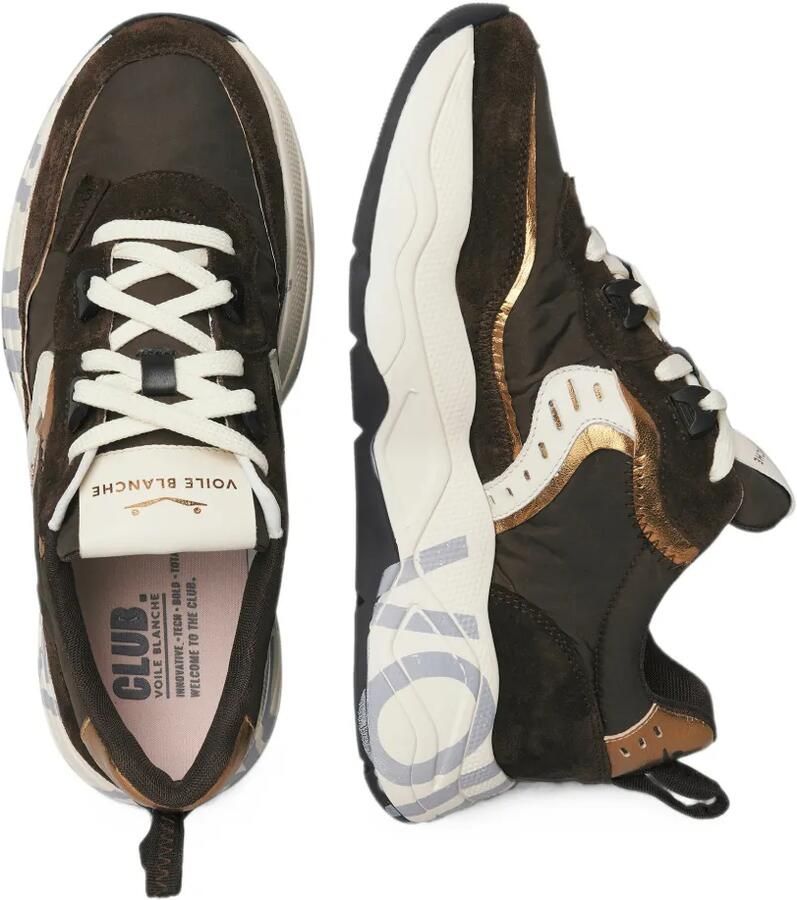 Voile Blanche Club105 panelled sneakers Zwart - Foto 2