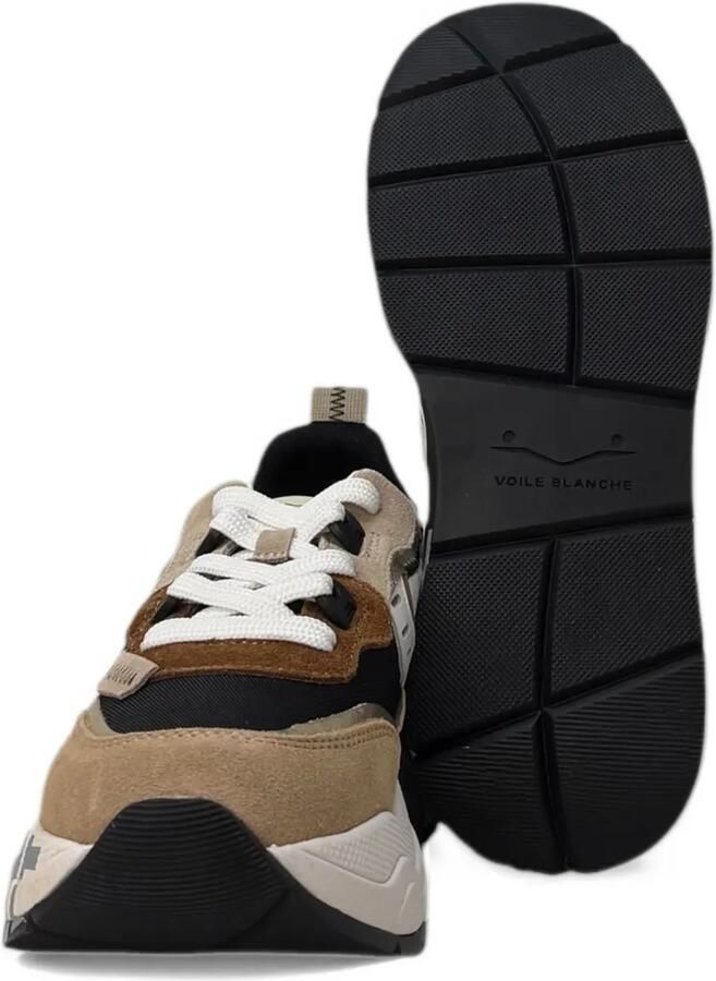 Voile Blanche Club105 studded chunky sneakers Beige - Foto 3