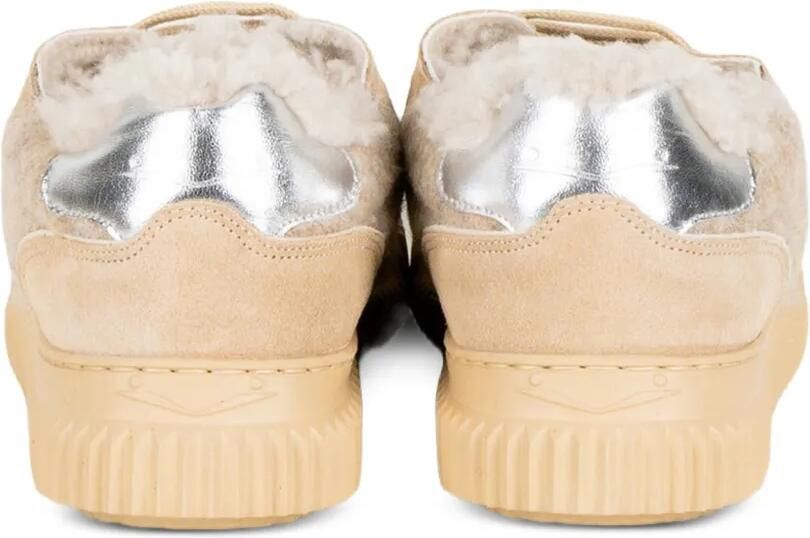 Voile Blanche Lipari metallic-trim sneakers Beige - Foto 2