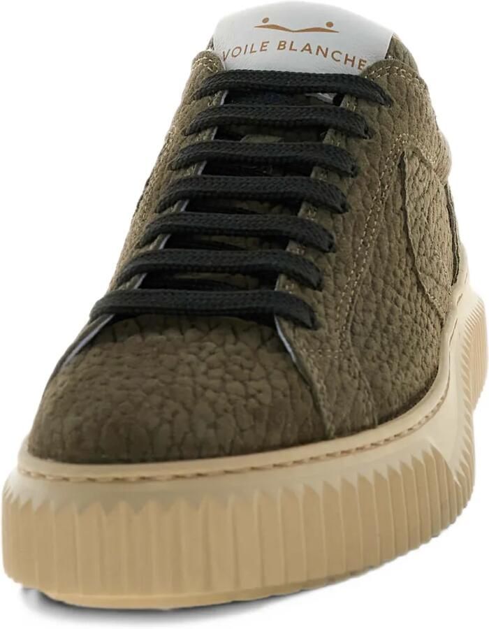 Voile Blanche Lipari textured leather sneakers Groen
